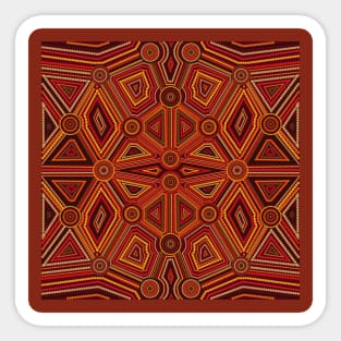 Australian aboriginal art Sticker